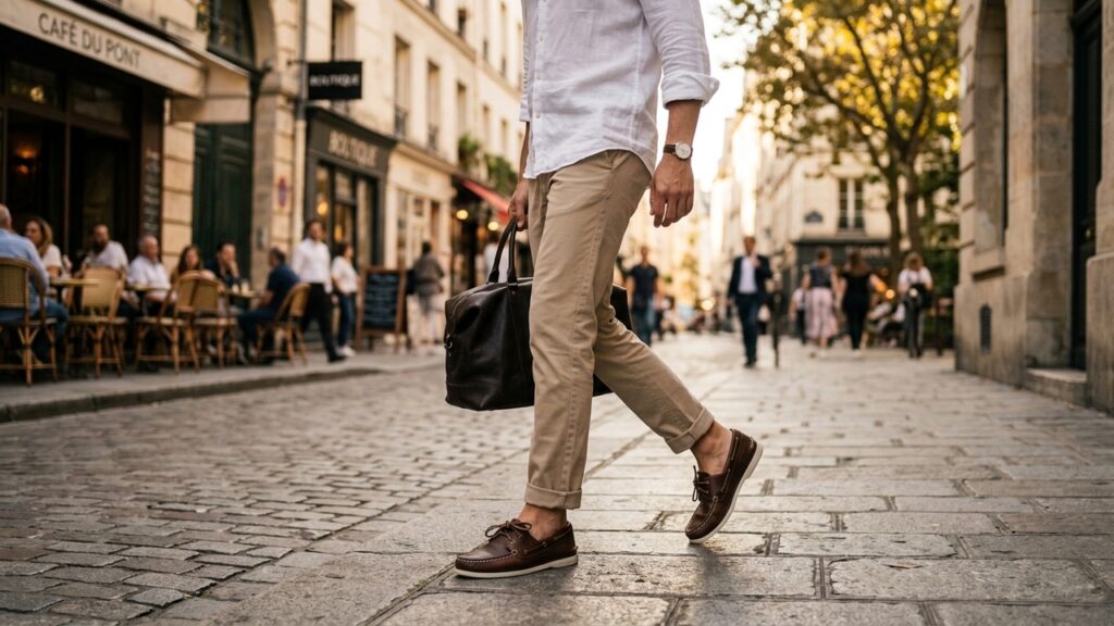 Sapato náutico masculino volta à moda e domina 2026