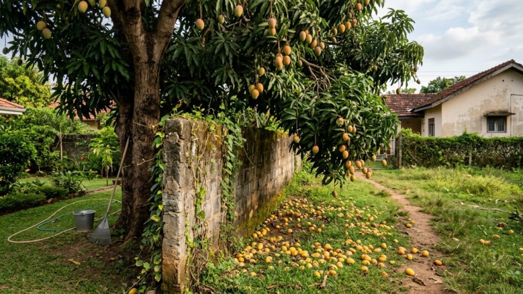Vizinho pega 300 mangas que caíram no quintal ao lado, dono da árvore cobra R$ 2 mil e descobre lei que muda tudo