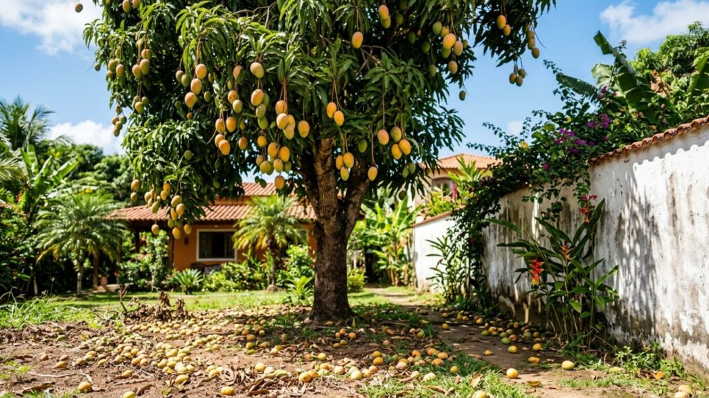 Vizinho pega 300 mangas que caíram no quintal ao lado, dono da árvore cobra R$ 2 mil e descobre lei que muda tudo