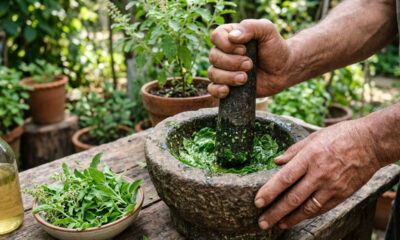 Extrato de manjericão-sagrado no cultivo: como as substâncias eugenol e camfeno fortalecem a resistência das plantas contra insetos