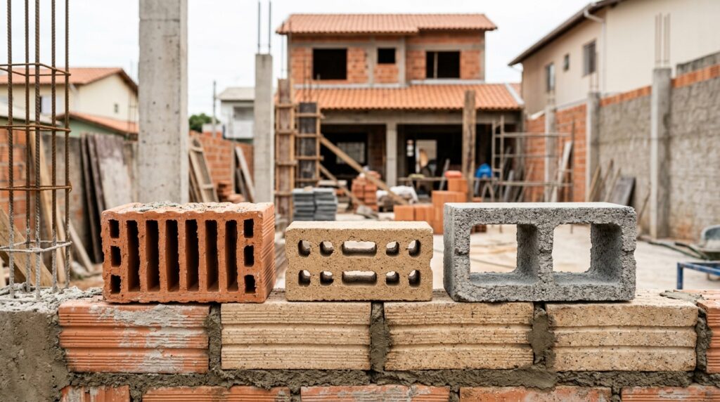 Ao construir uma casa, qual tijolo é o melhor? Tijolo cerâmico, solo-cimento ou bloco de concreto