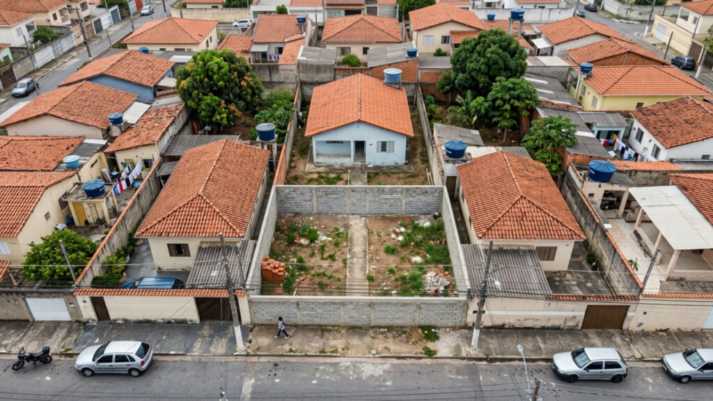 Homem compra terreno vazio, fecha o corredor usado pela família vizinha há décadas e deixa a casa sem saída para a rua
