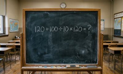 Apenas 1 em cada 5 idosos consegue acertar de primeira: quanto é 120 + 100 ÷ 10 × 120?