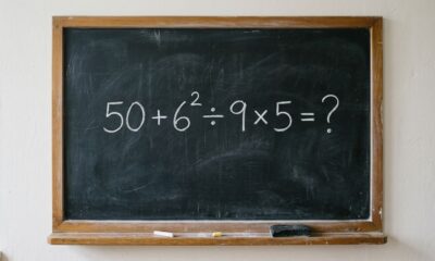 Se você resolver 50 + 6² ÷ 9 × 5 de primeira, sua memória matemática está melhor que a de muita gente