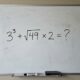 Essa conta de escola voltou a desafiar adultos e está gerando respostas diferentes: 3³ + √49 × 2