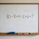 Você lembra da ordem das operações? Resolva 80 − 8 × 4 ÷ 2 + 6