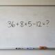 Você tem 15 segundos para resolver 36 + 8 × 5 − 12: consegue sem calculadora?