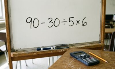 Esta conta parece de ensino fundamental, mas 90 - 30 ÷ 5 × 6 ainda confunde muita gente