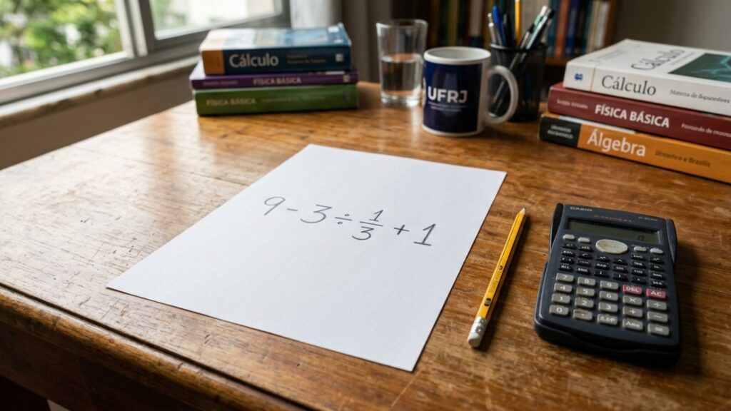 Se você resolver 9 - 3 ÷ 1/3 + 1 corretamente, está entre a minoria que acerta essa conta