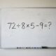 Parece uma conta de escola, mas muita gente erra: 72 ÷ 8 × 5 − 9