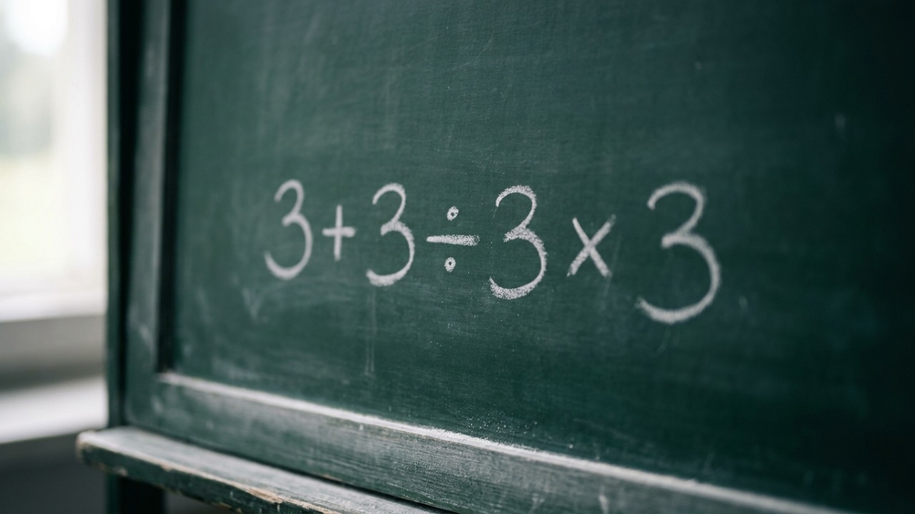 Pouca gente percebe a pegadinha em 3 + 3 ÷ 3 × 3, você consegue acertar de primeira?