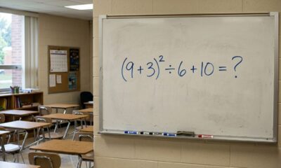 Você consegue resolver (9 + 3)² ÷ 6 + 10 em menos de 30 segundos?