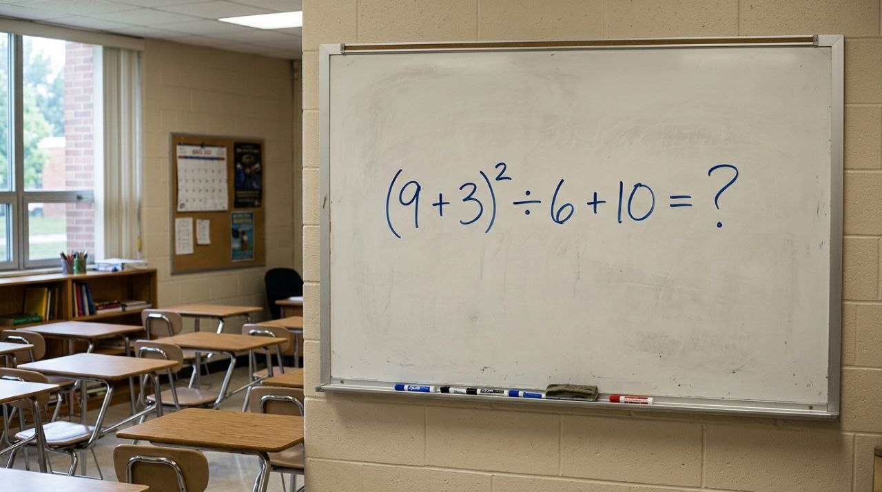 Você consegue resolver (9 + 3)² ÷ 6 + 10 em menos de 30 segundos?