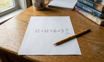 Quanto é 12 + 12 ÷ 6 × 3? A resposta parece óbvia, mas muita gente erra