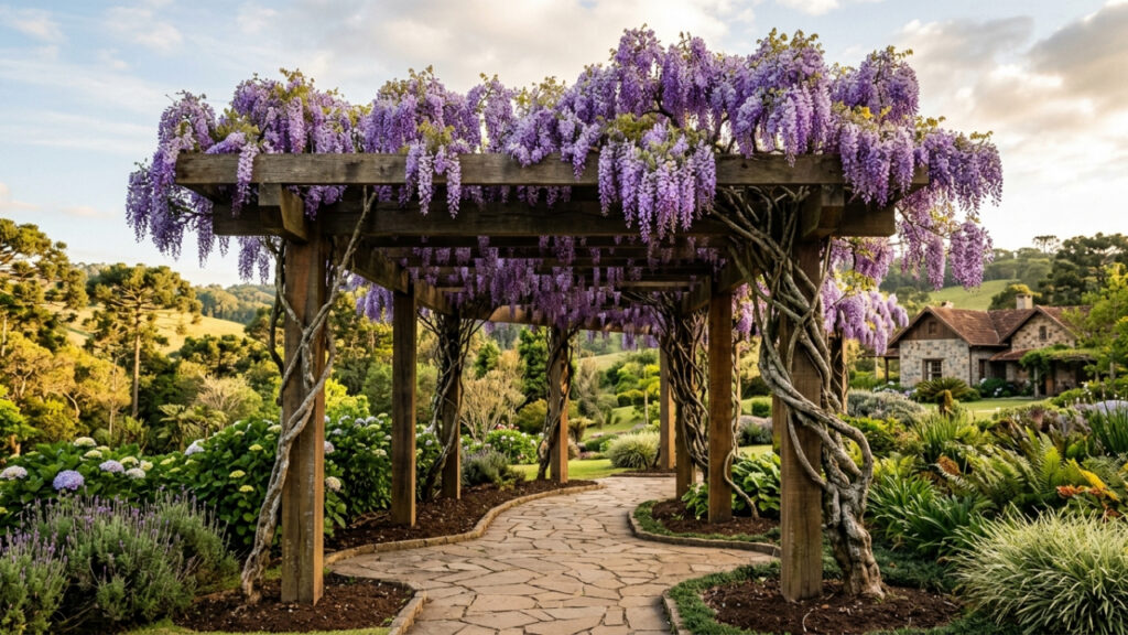As 3 flores trepadeiras ideais para plantar em agosto e cobrir muros, cercas e pérgolas com muito mais cor