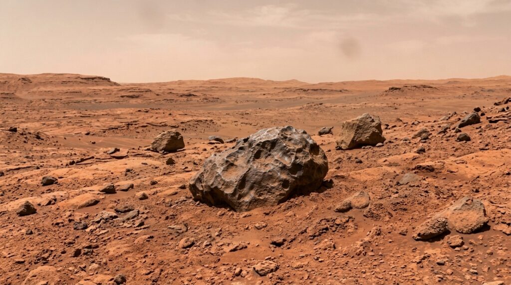 Esse colosso de ferro está em Marte há anos, e os cientistas não sabem o quão grande ele é