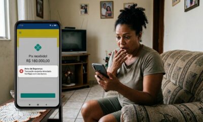 Mulher recebe R$ 180 mil de um Pix errado, comunica o banco e é surpreendida por uma notificação que a coloca como suspeita da própria denúncia