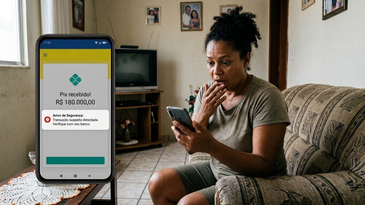 Mulher recebe R$ 180 mil de um Pix errado, comunica o banco e é surpreendida por uma notificação que a coloca como suspeita da própria denúncia
