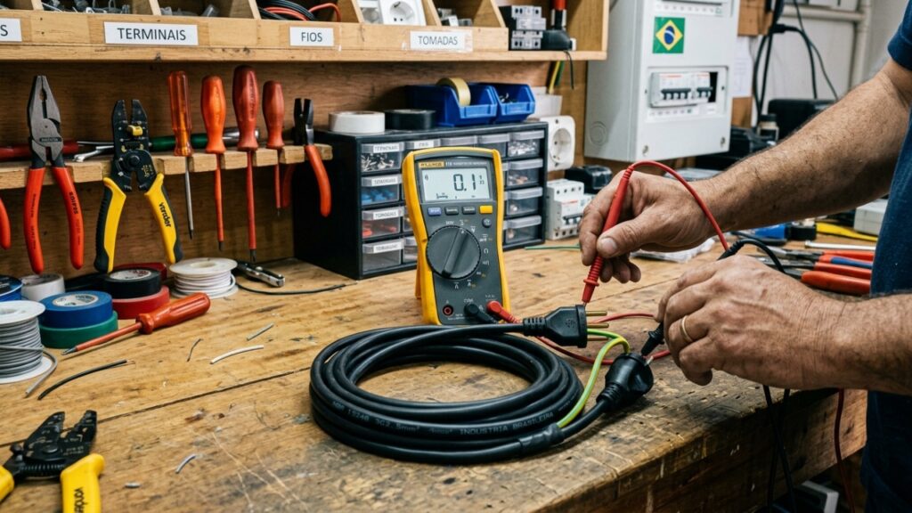 Como fazer uma extensão elétrica resistente para ferramentas e eletrodomésticos usando cabo PP de 3 vias