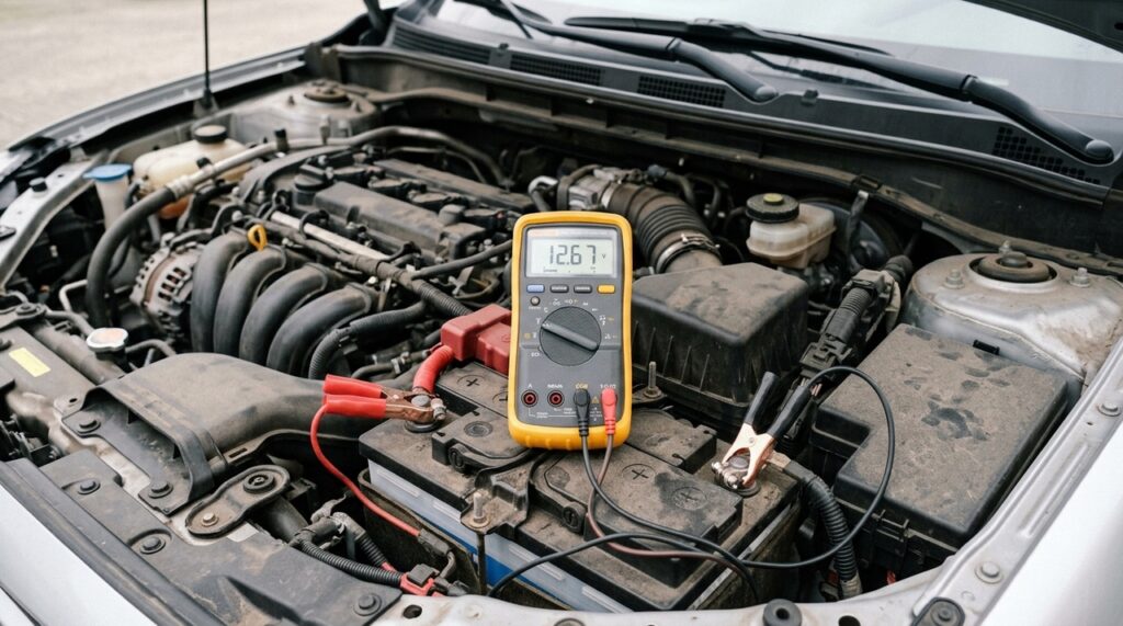 Bateria de carro enfraquecida pode dificultar a partida e causar falhas elétricas; os sinais que indicam a hora certa da substituição