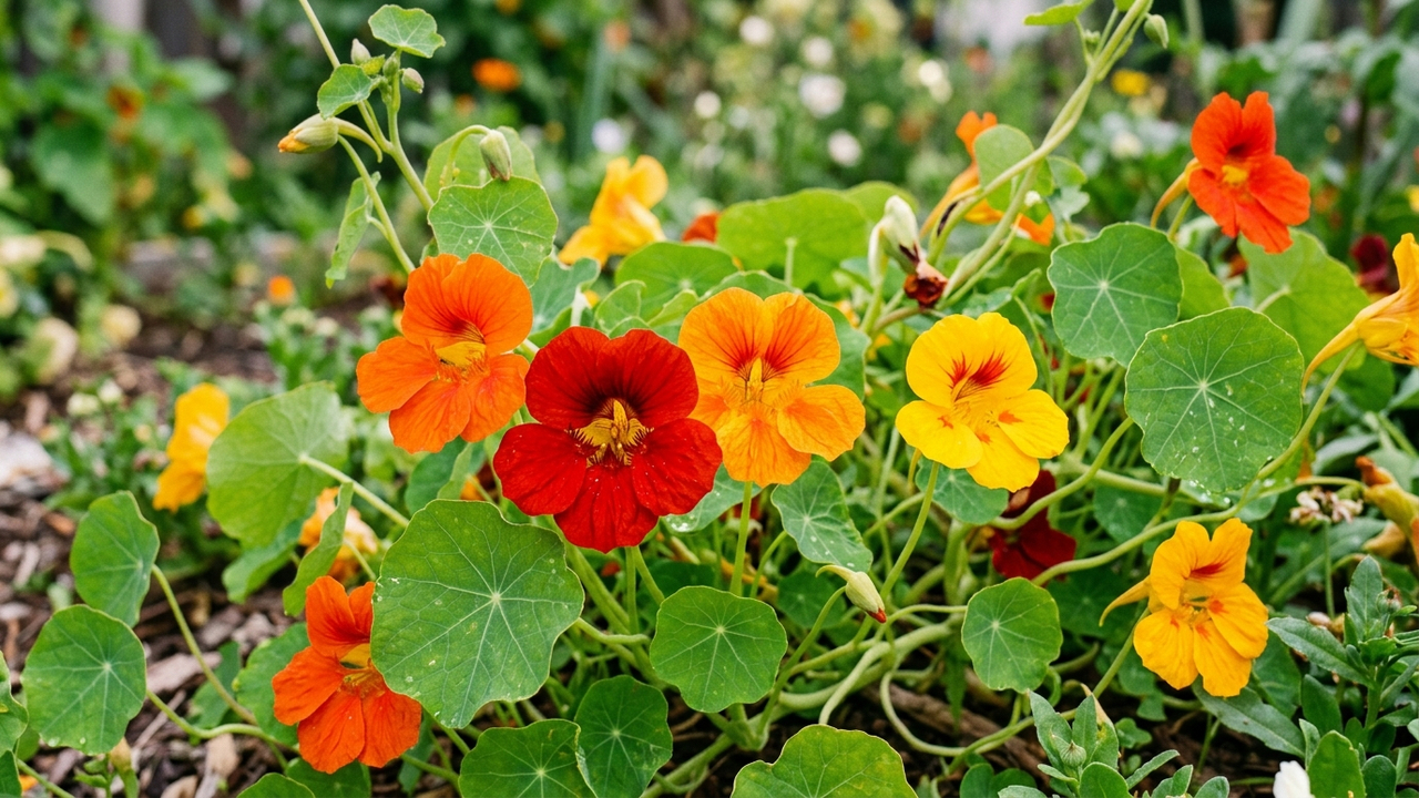 Essa flor comestível colorida tem sabor picante que lembra agrião e transforma qualquer salada comum em um prato gourmet de restaurante