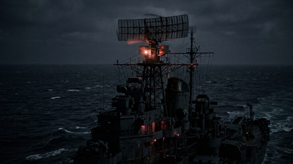O USS Washington disparou 75 projéteis de dezesseis polegadas contra outro couraçado a menos de cinco milhas. Nenhum projétil japonês atingiu seu casco