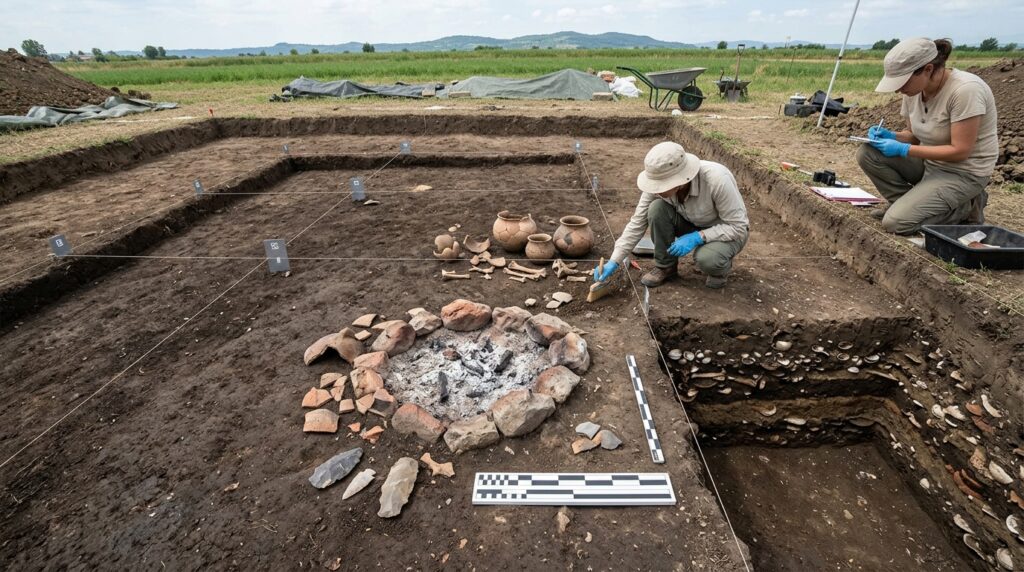 Um estudo microscópico mostra que nossos ancestrais neolíticos já realizavam tarefas domésticas, como cozinhar, limpar e jogar lixo fora