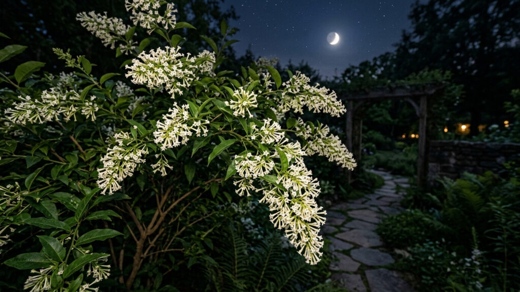 Essa árvore ornamental mágica perfuma o quintal inteiro com aroma doce de baunilha e jasmim logo após o pôr do sol