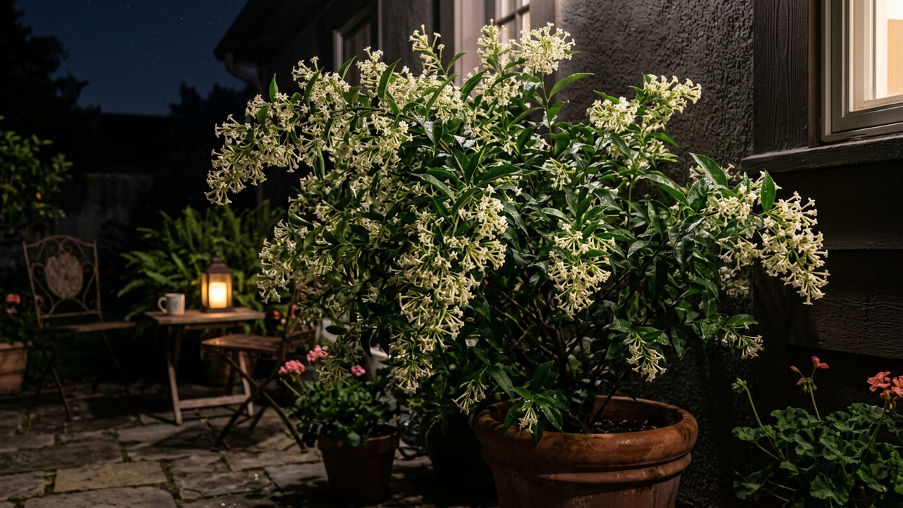 Essa árvore ornamental mágica perfuma o quintal inteiro com aroma doce de baunilha e jasmim logo após o pôr do sol