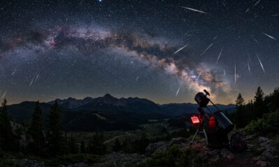 Super noite em agosto promete espetáculo duplo no céu com eclipse e chuva de meteoros