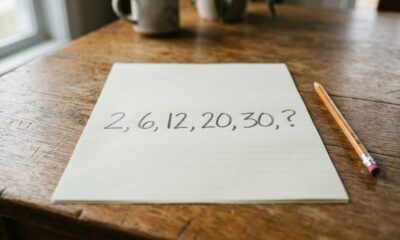 Teste sua lógica com a sequência 2, 6, 12, 20, 30 e prove que você não caiu na resposta óbvia
