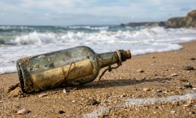 Em 1886, uma mensagem foi lançada ao mar e reapareceu 132 anos depois: a história real que intrigou pesquisadores