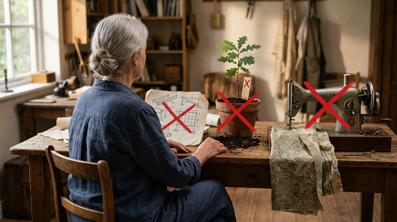 Qual é o significado da frase "Não construa uma casa aos 50, não plante uma árvore aos 60 e não costure roupas aos 70"