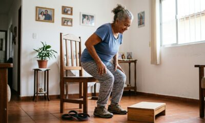 Apenas 4 minutos de exercícios por dia podem melhorar força, equilíbrio e movimentos importantes em pessoas com mais de 65 anos