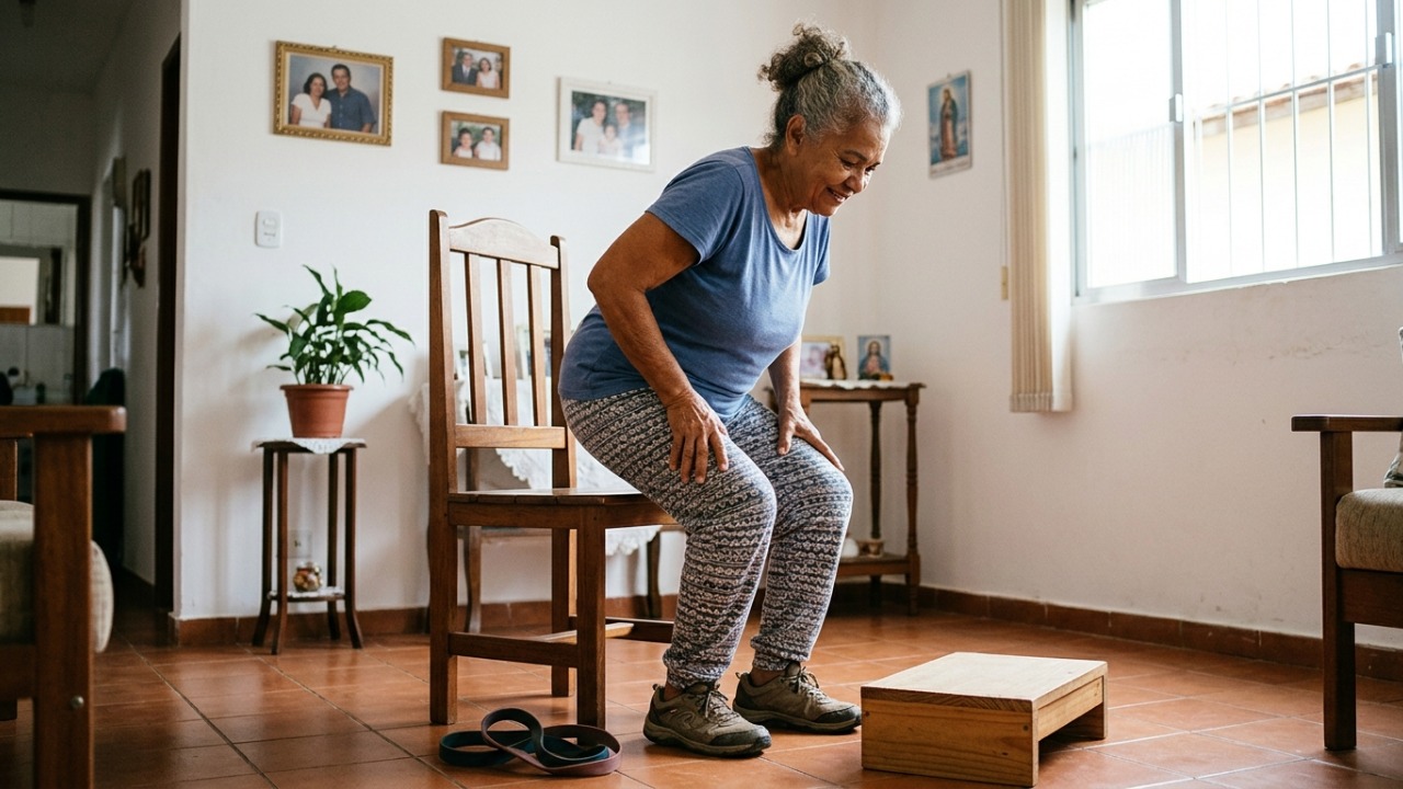 Apenas 4 minutos de exercícios por dia podem melhorar força, equilíbrio e movimentos importantes em pessoas com mais de 65 anos