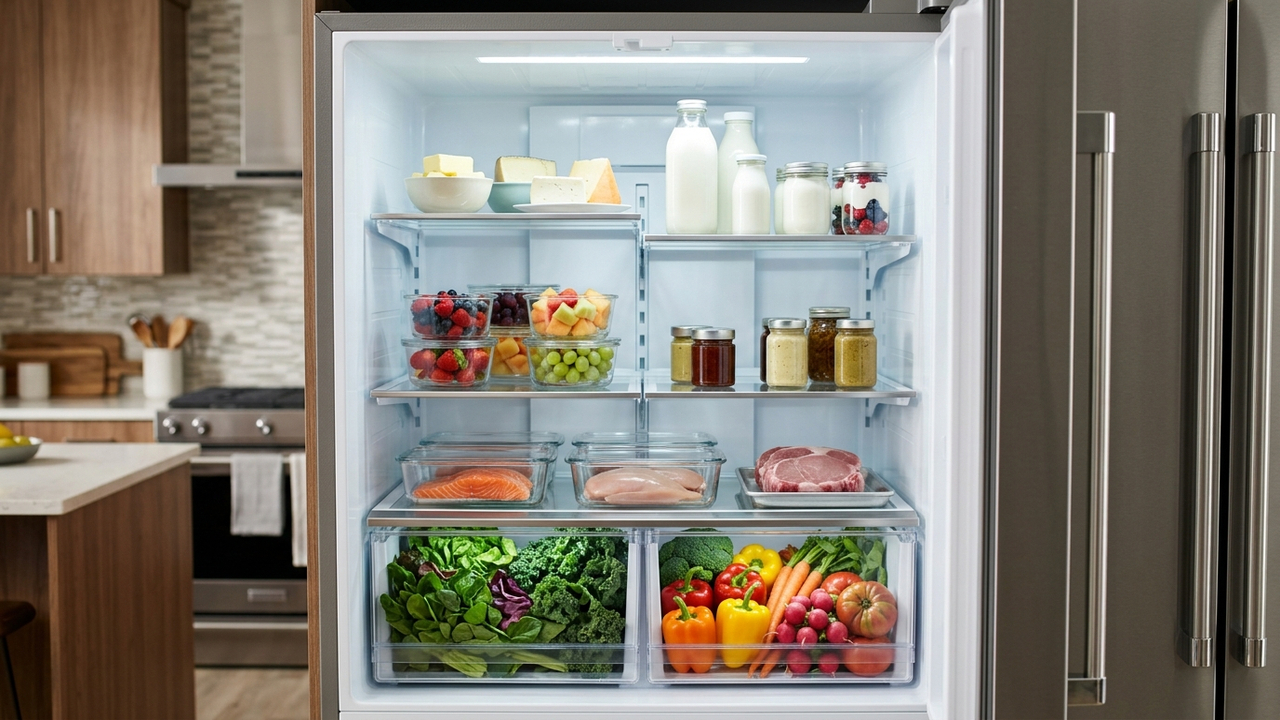 Organizar a geladeira por zonas térmicas: onde guardar laticínios, carnes e vegetais de forma correta para maximizar a durabilidade dos alimentos