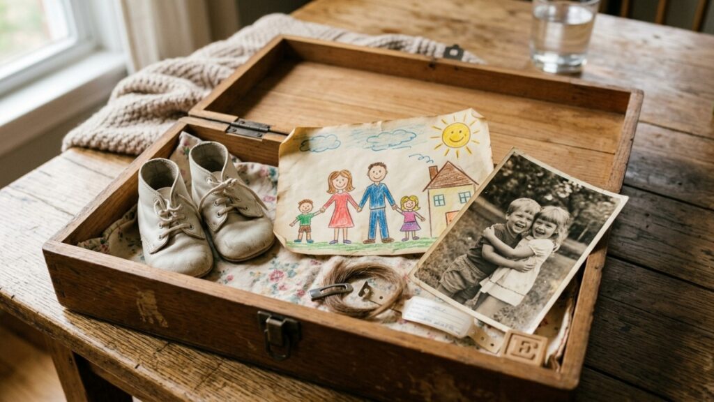 A psicologia sugere que guardar lembranças da infância dos filhos não é apenas nostalgia, mas pode revelar uma forma de regular emoções e reviver momentos de afeto
