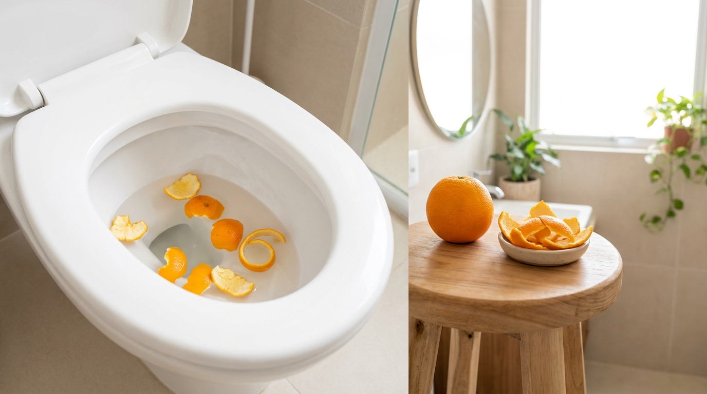 Colocar cascas de laranja no vaso sanitário uma vez por semana: para que serve e como fazer sem entupir