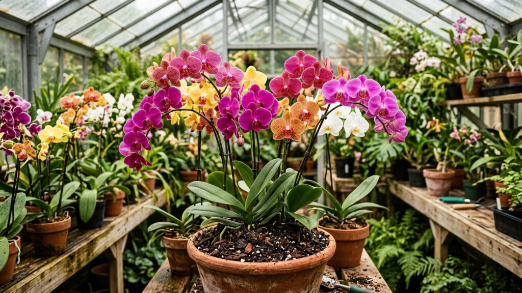 O truque caseiro simples de adubação e rega na base que estimula qualquer vaso de orquídea a soltar novas flores várias vezes no mesmo ano