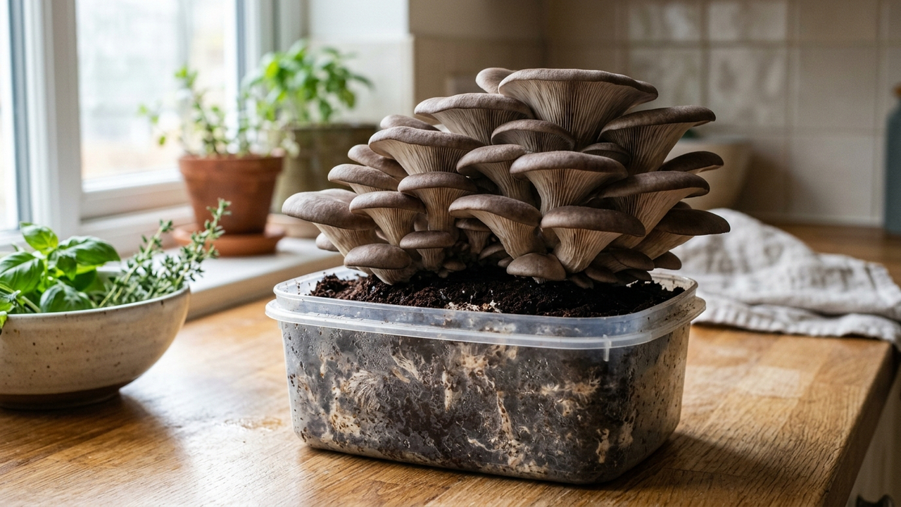 Como cultivar cogumelos deliciosos em potes de sorvete usando apenas as borras de café da sua semana e aproveitar os resíduos da cozinha
