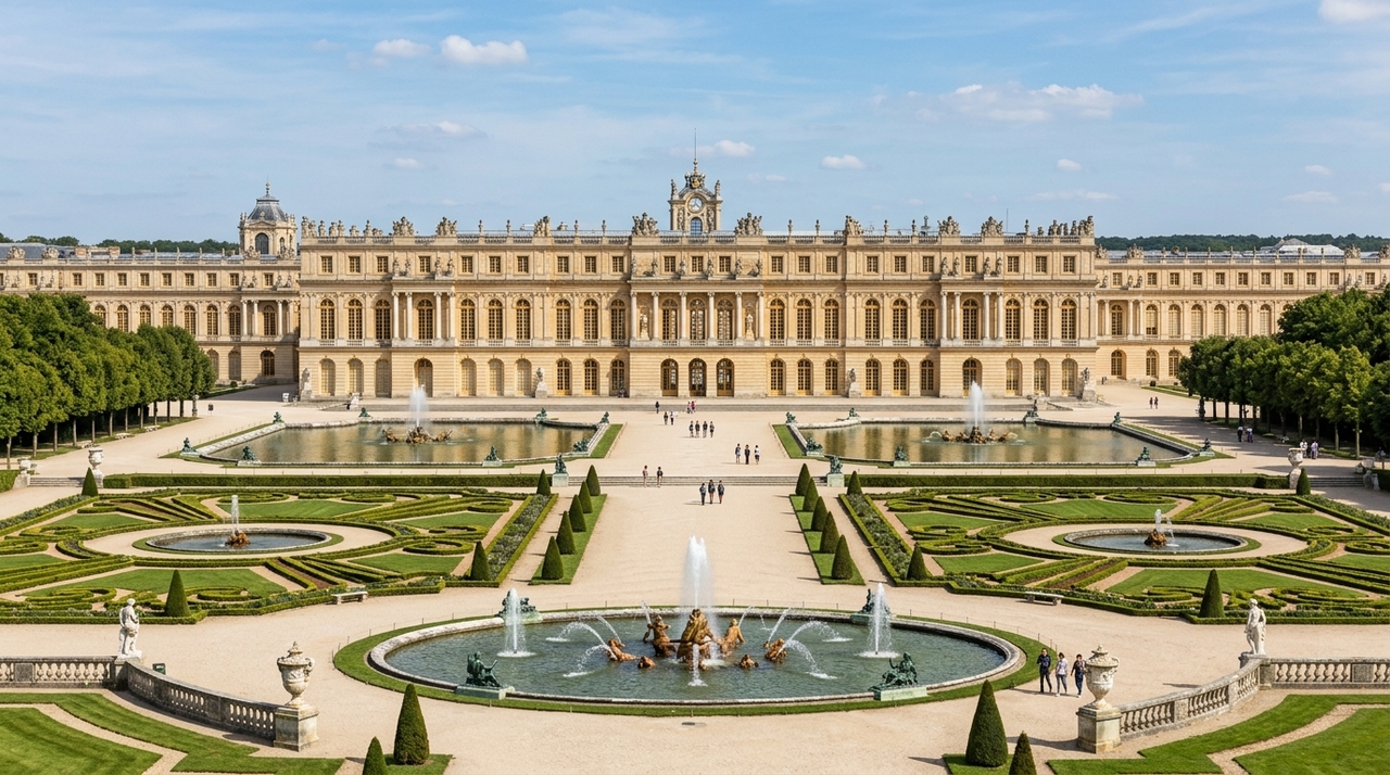 Construído no século XV para servir como residência real e demonstrar o poder da monarquia, o Palácio de Versalhes tornou-se um dos maiores símbolos da França e da história europeia
