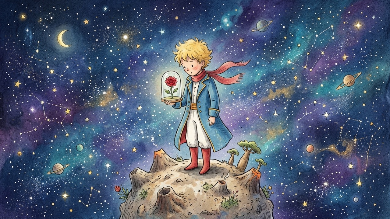 Frase de 'O Pequeno Príncipe' sobre amor: “Se alguém ama uma flor única entre milhões de estrelas, basta olhá-la para ser feliz.” Uma reflexão sobre aquilo que torna alguém insubstituível