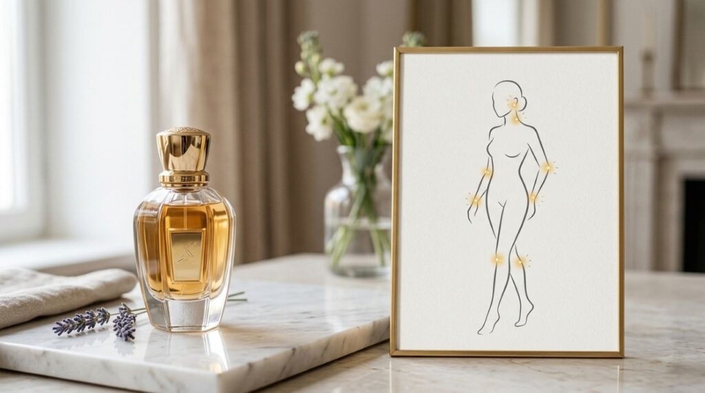 5 lugares do corpo onde o perfume costuma durar mais e muita gente esquece de aplicar