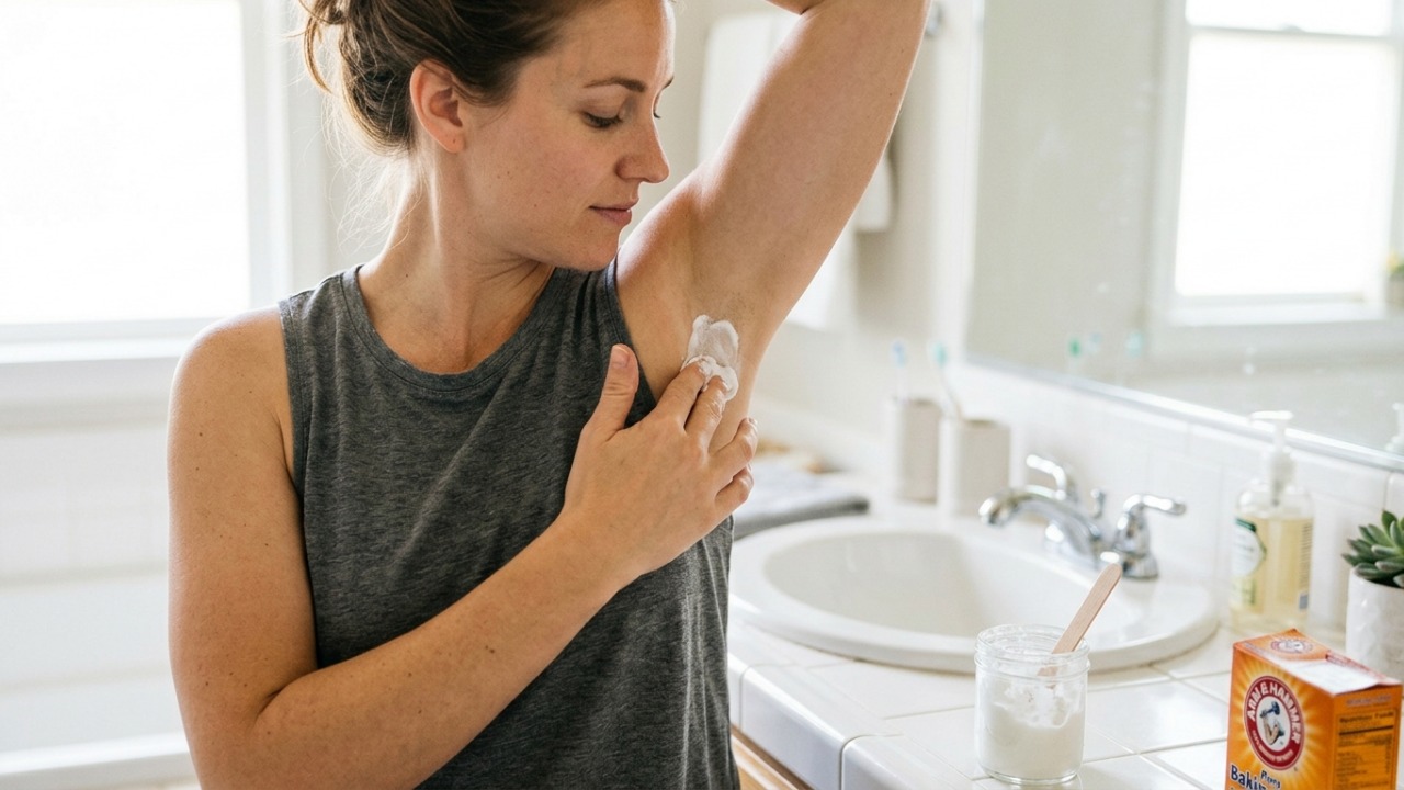 Bicarbonato com água nas axilas: o truque que pode ajudar a controlar o cheiro de suor sem depender de perfumes e produtos caros