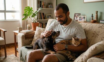 Os psicólogos concordam: as pessoas mais unidas a seus animais de estimação tendem a ser mais responsáveis e sensíveis.
