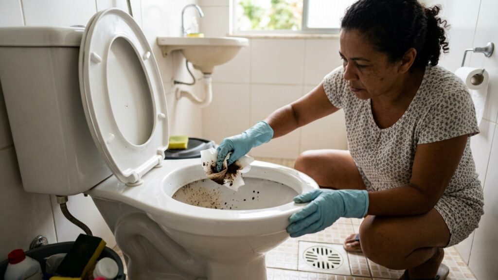 Jogar borra de café usada no vaso sanitário: para que serve esse truque e por que recomendam deixar agir por algumas horas