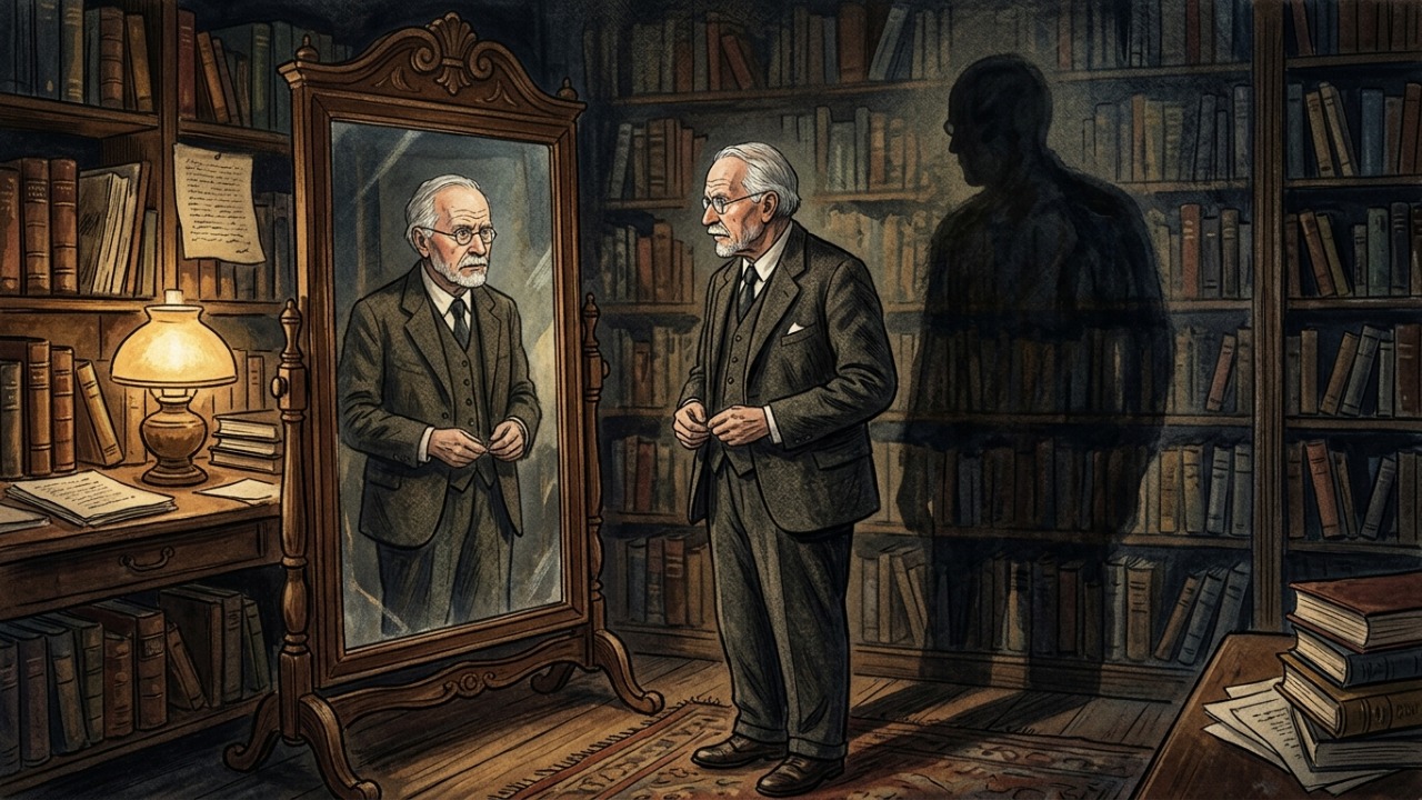 Frase de Carl Jung sobre autoconhecimento: “Conhecer a própria escuridão é o melhor método para lidar com as trevas das outras pessoas.” Uma reflexão sobre consciência e maturidade
