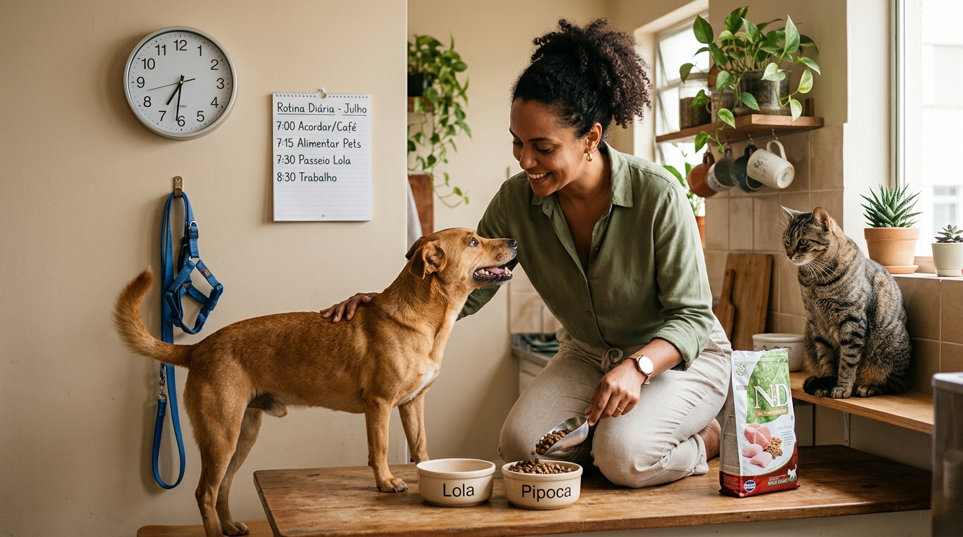 O tutor que organiza o dia do cachorro ou do gato como parte da própria rotina pode não estar só cuidando do animal, mas encontrando companhia, vínculo e uma responsabilidade com significado, de acordo com a psicologia