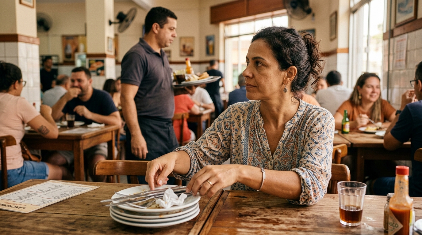 Os especialistas em psicologia dizem que as pessoas que costumam ajudar os garçons a limpar a mesa não são apenas gentis: elas têm uma maior consciência social do que outras