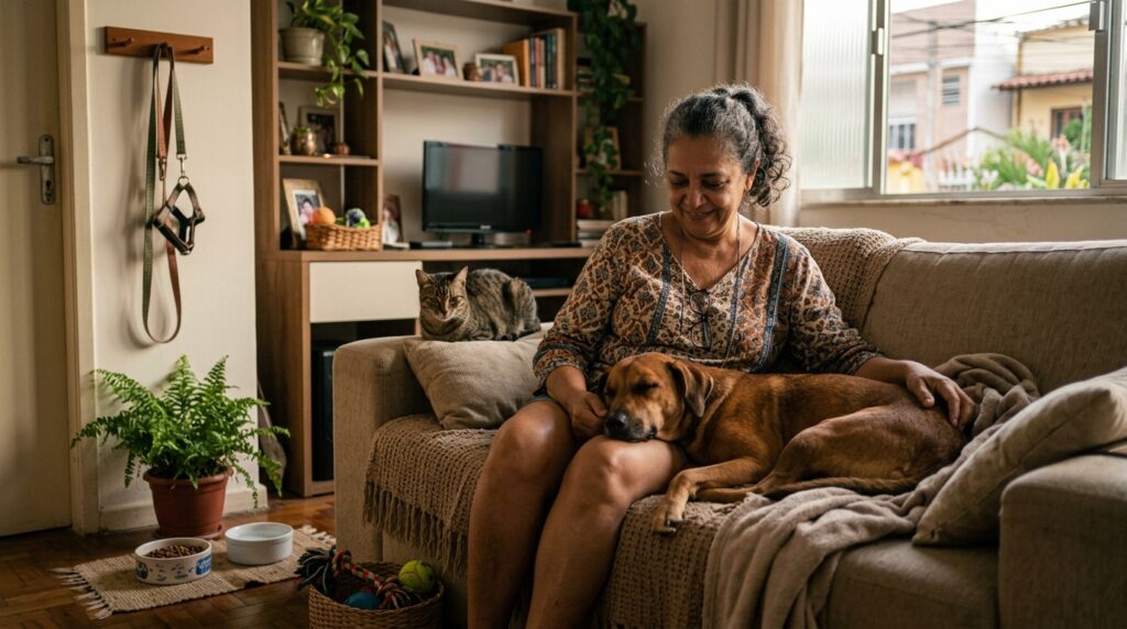 O tutor que organiza o dia do cachorro ou do gato como parte da própria rotina pode não estar só cuidando do animal, mas encontrando companhia, vínculo e uma responsabilidade com significado, de acordo com a psicologia
